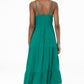 Strappy Tiered Dress _ 141331 _ Green