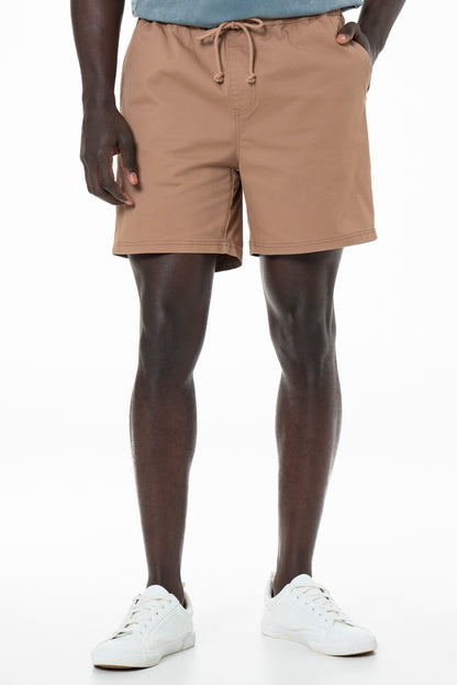 Pull On Shorts _ 140170 _ Chocolate