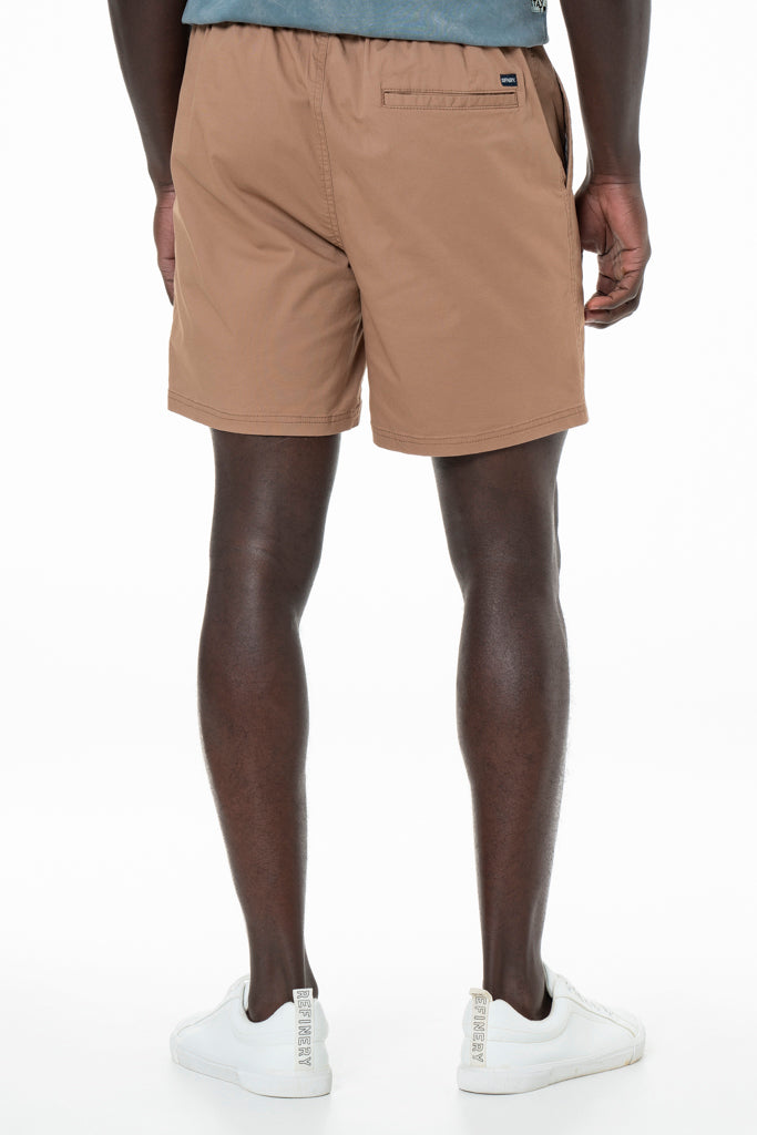 Pull On Shorts _ 140170 _ Chocolate