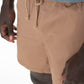 Pull On Shorts _ 140170 _ Chocolate