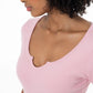 Ribbed Bodycon Dress _ 141392 _ Pink