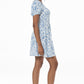 Shirred Fit And Flare Midi Dress _ 141435 _ Blue