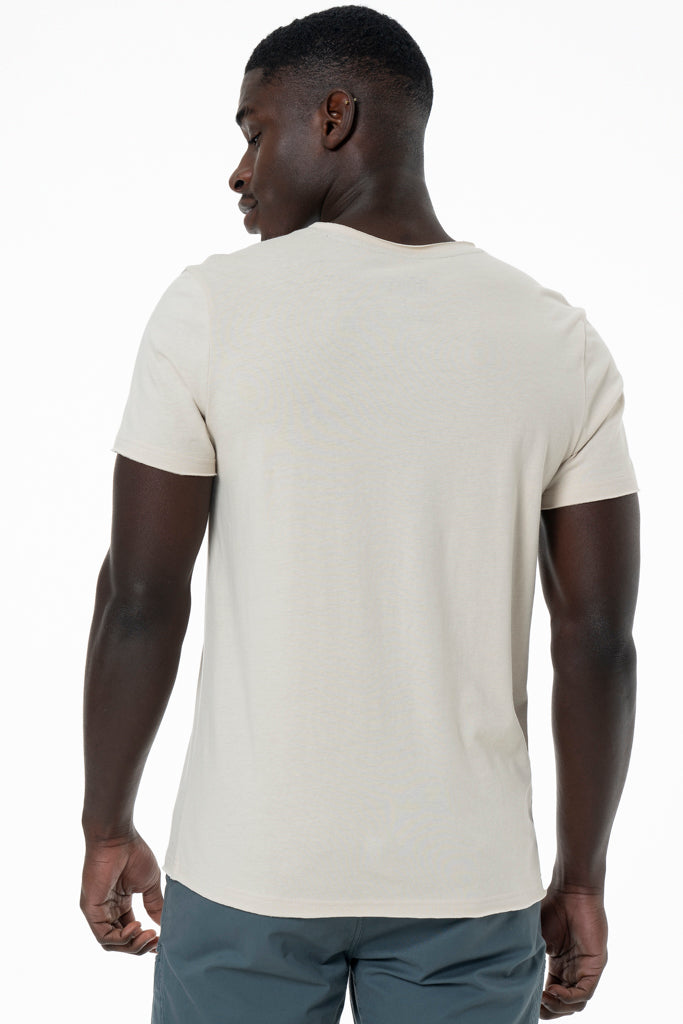 V-Neck T-Shirt _ 141370 _ Cement