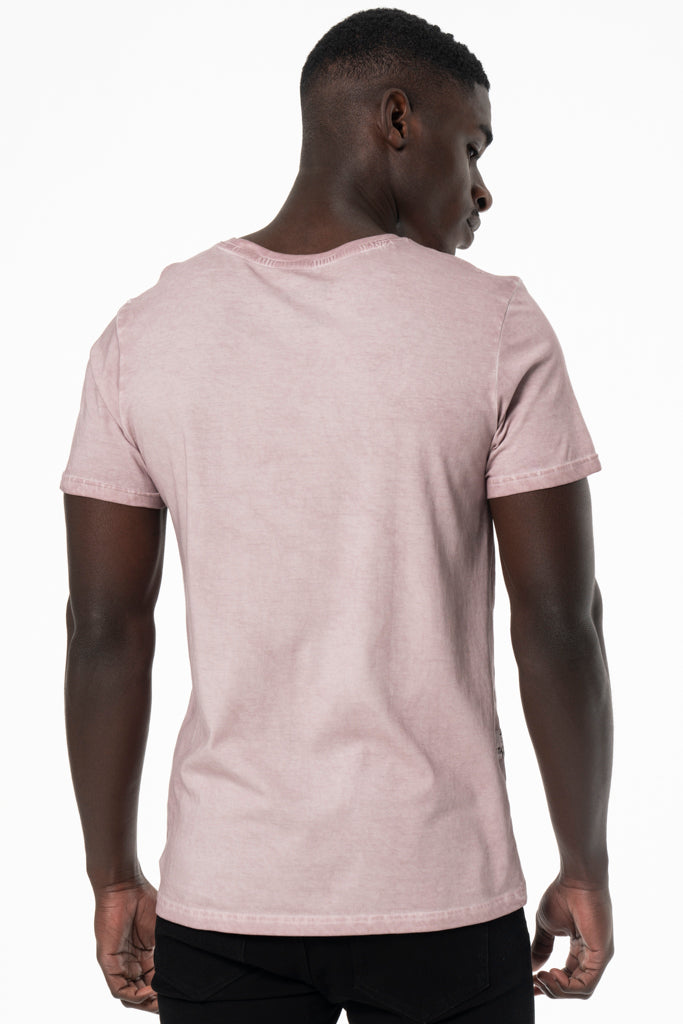 Dirty Dye T-Shirt _ 140490 _ Dirty Pink from REFINERY – Refinery