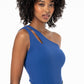 One-Shoulder Bodysuit _ 141102 _ Blue
