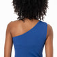 One-Shoulder Bodysuit _ 141102 _ Blue