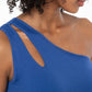 One-Shoulder Bodysuit _ 141102 _ Blue