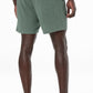 Textured Shorts _ 140172 _ Emerald