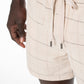 Textured Shorts _ 140171 _ Beige