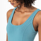 Corset Detail Bodycon Dress _ 141394 _ Blue