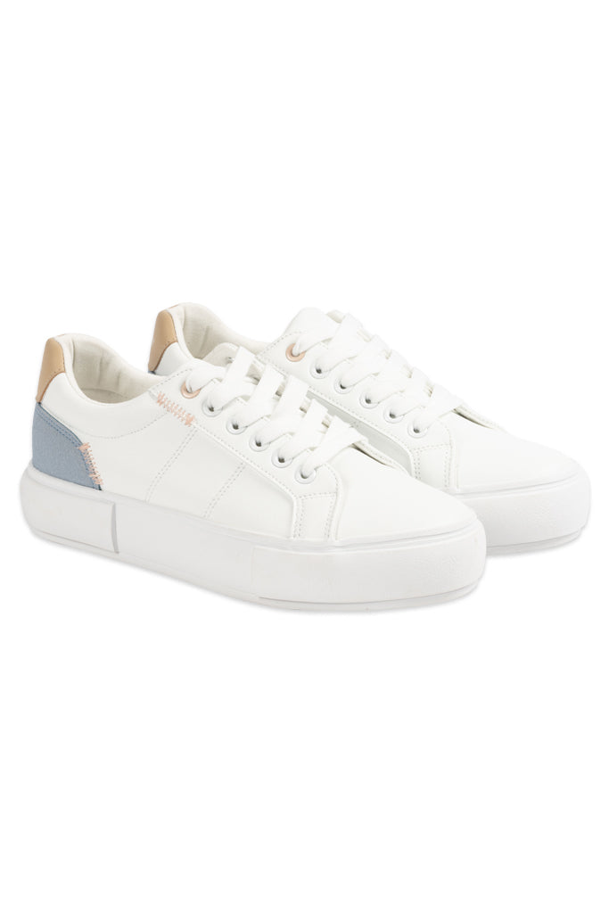 Lace Up Sneaker _ 146159 _ White from REFINERY – Refinery