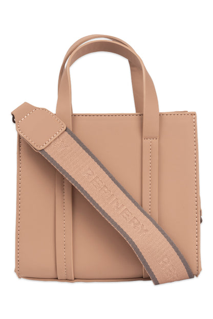 Mini Shopper Style Bag _ 153951 _ Stone