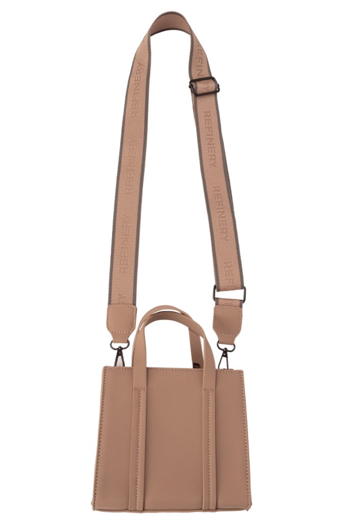 Mini Shopper Style Bag _ 153951 _ Stone