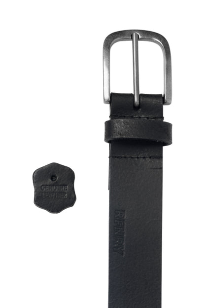Genuine Leather Belt _ 150750 _ Black