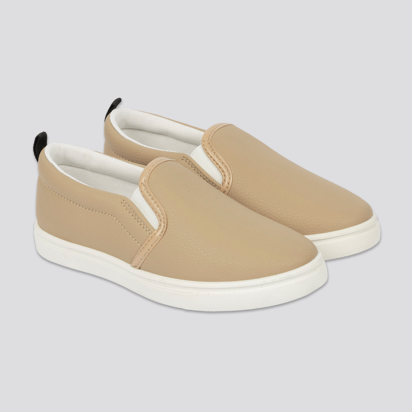 Girls Pebble Slip-On _ 161486 _ Biscuit