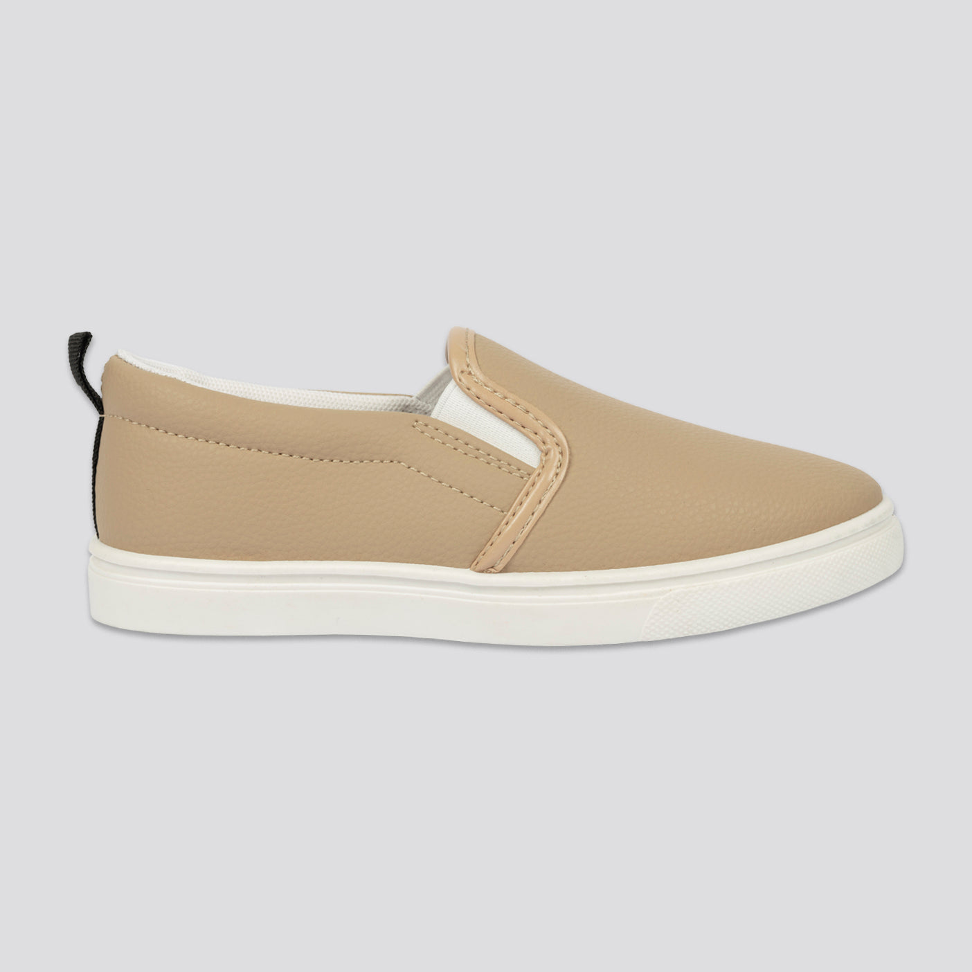 Girls Pebble Slip-On _ 161486 _ Biscuit