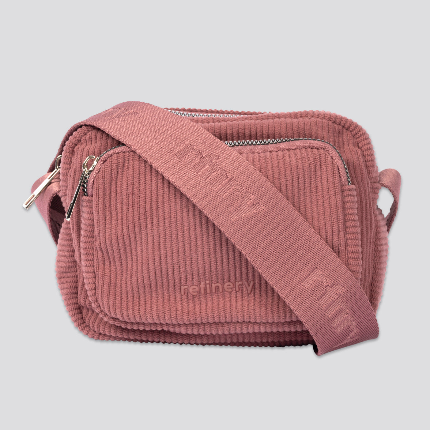 Girls Corduroy Bag _ 160657 _ Mauve