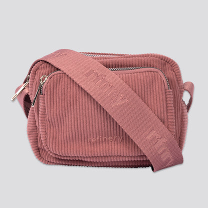 Girls Corduroy Bag _ 160657 _ Mauve