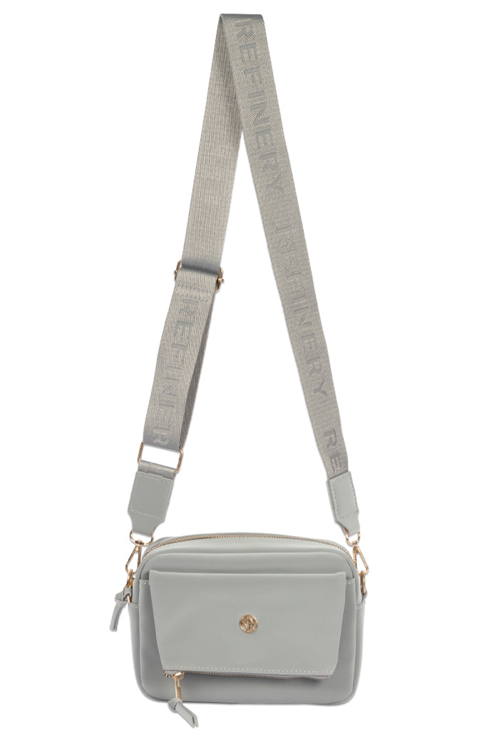 Folded Front Bag _ 157392 _ Grey