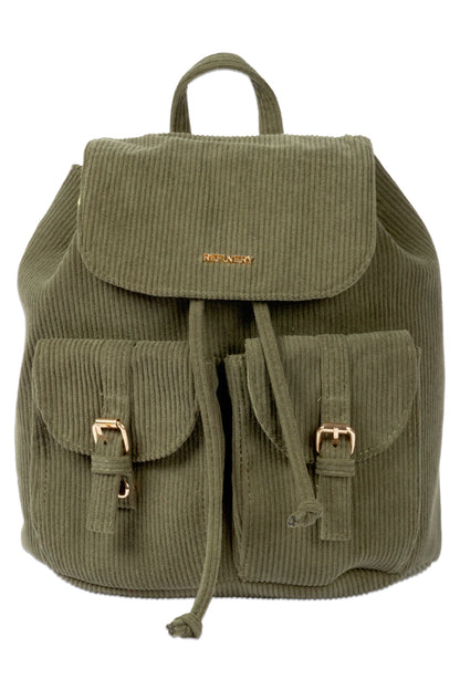 Corduroy Backpack _ 157402 _ Fatigue