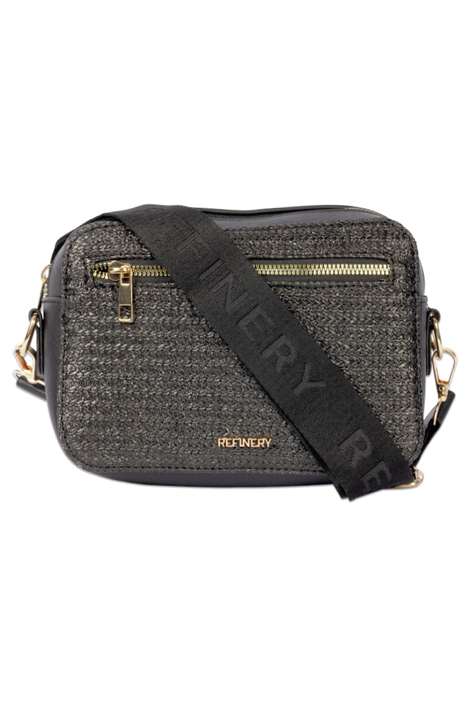 Raffia Bag _ 160164 _ Black
