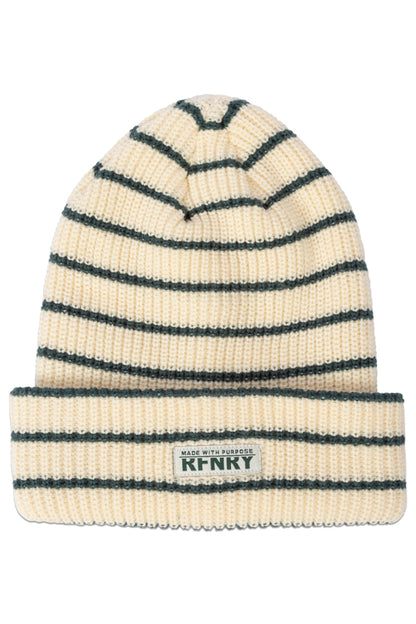 Striped Beanie _ 157506 _ Green