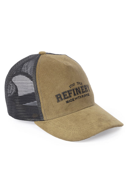 Corduroy Trucker Cap _ 157486 _ Stone