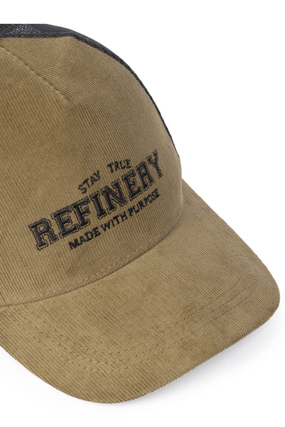 Corduroy Trucker Cap _ 157486 _ Stone