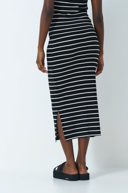Ribbed Bodycon Skirt