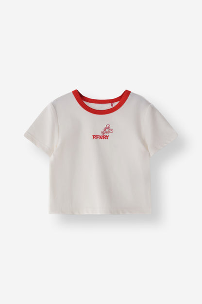 Relaxed Fit Ringer Graphic Tee