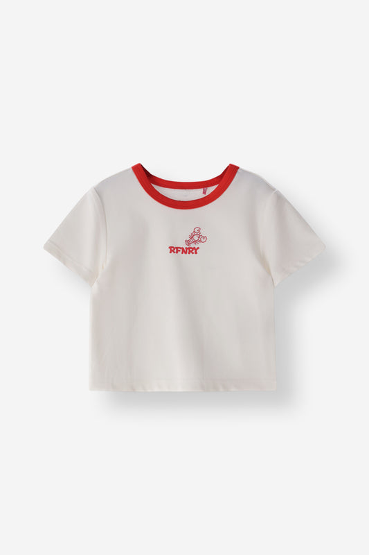 Relaxed Fit Ringer Graphic Tee