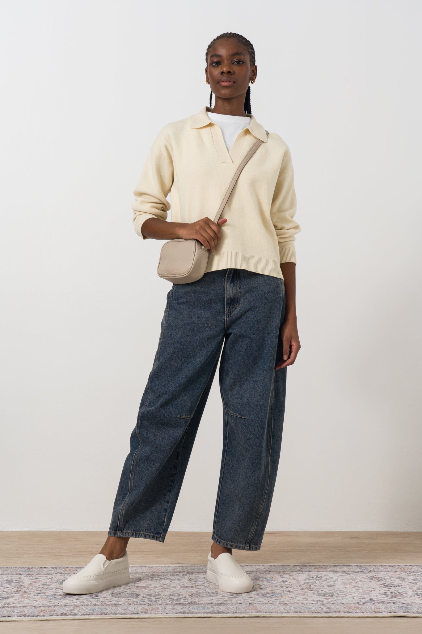 Split Collar Jumper