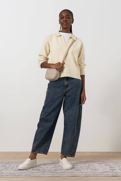 Split Collar Jumper