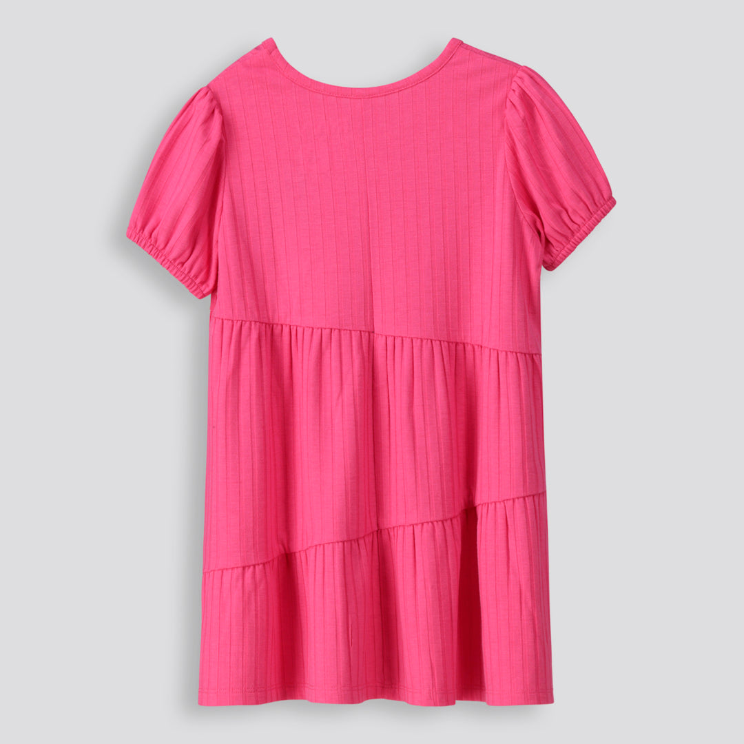 Girls Ribbed Dress