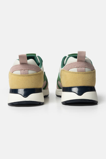 Multi-paneled Runner Sneakers