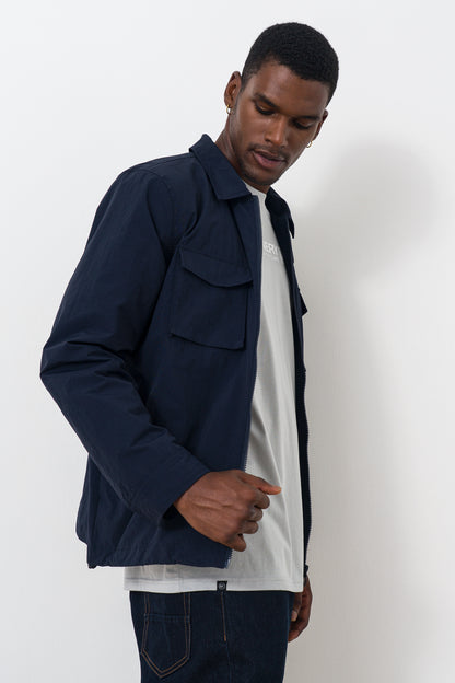 Blouson Collar Jacket
