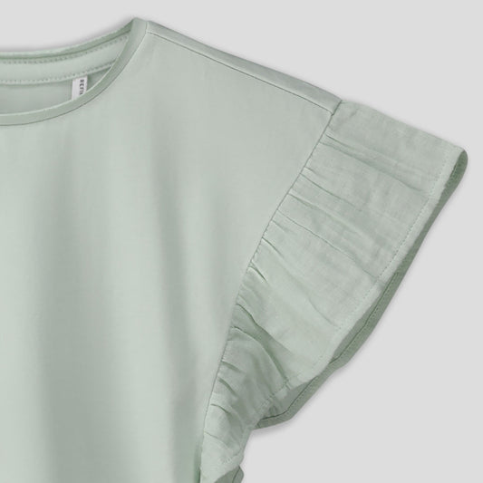 Girls Flutter Sleeve Tee