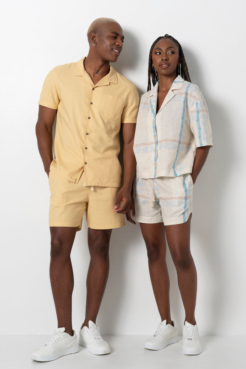 Textured Shorts