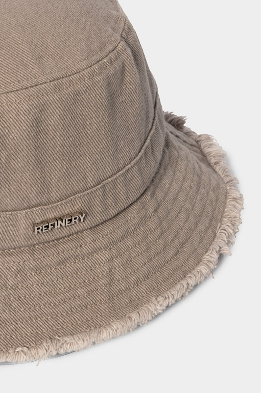 Raw Edge Denim Hat
