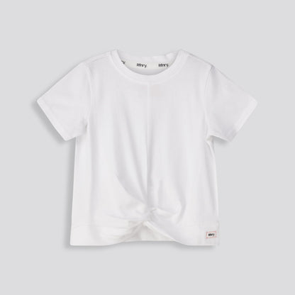 Girls Fashion Tee Optic White