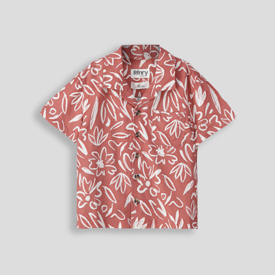 Boys Linen-like Shirt