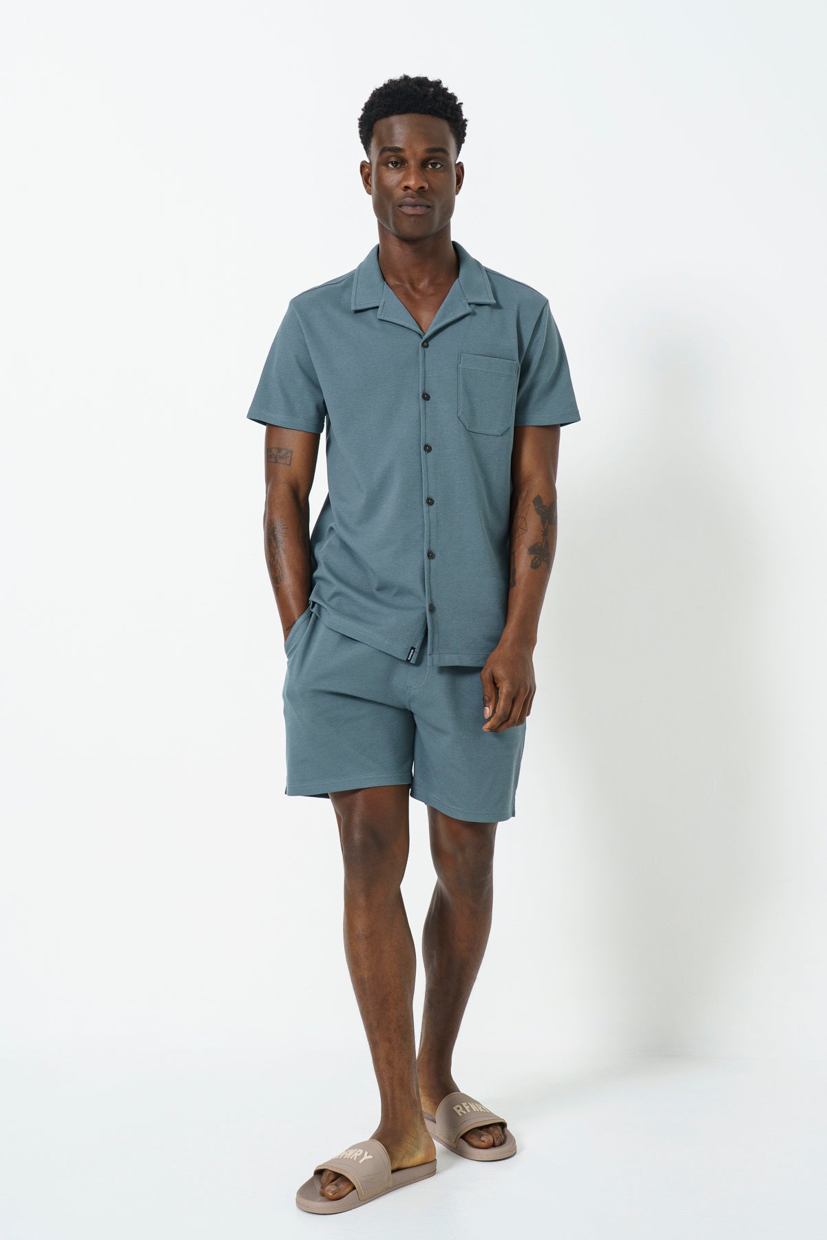 Pique Knit Shorts