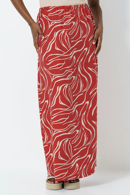 Column Maxi Skirt