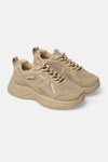 Chunky Mesh Suede Sneakers