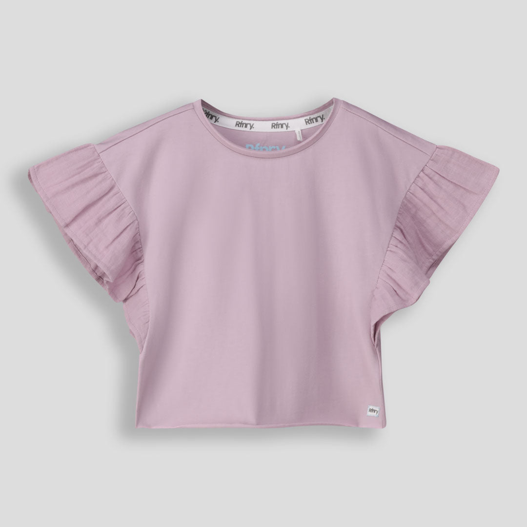 Girls Flutter Sleeve Tee