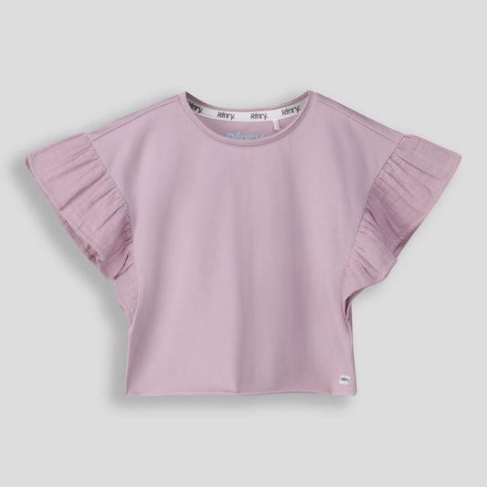 Girls Flutter Sleeve Tee