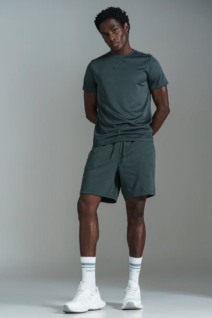 Embossed Fleece Shorts