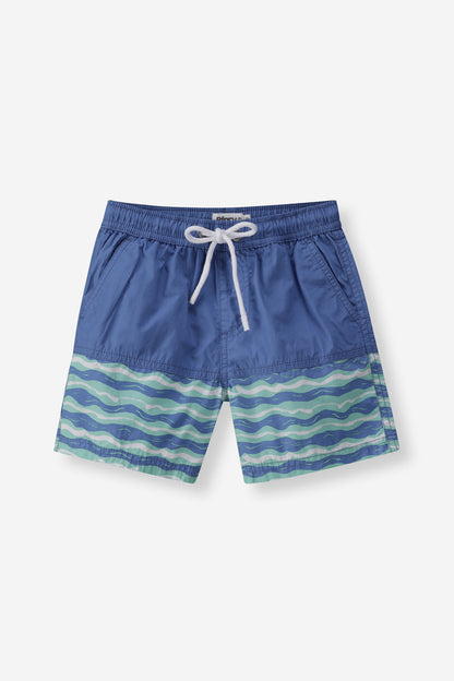 Boys Stripe Pool Shorts