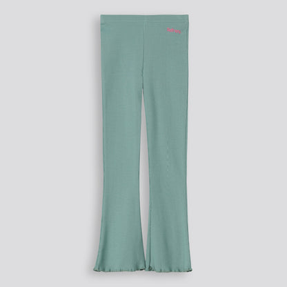 Girls Rib Flare Leggings