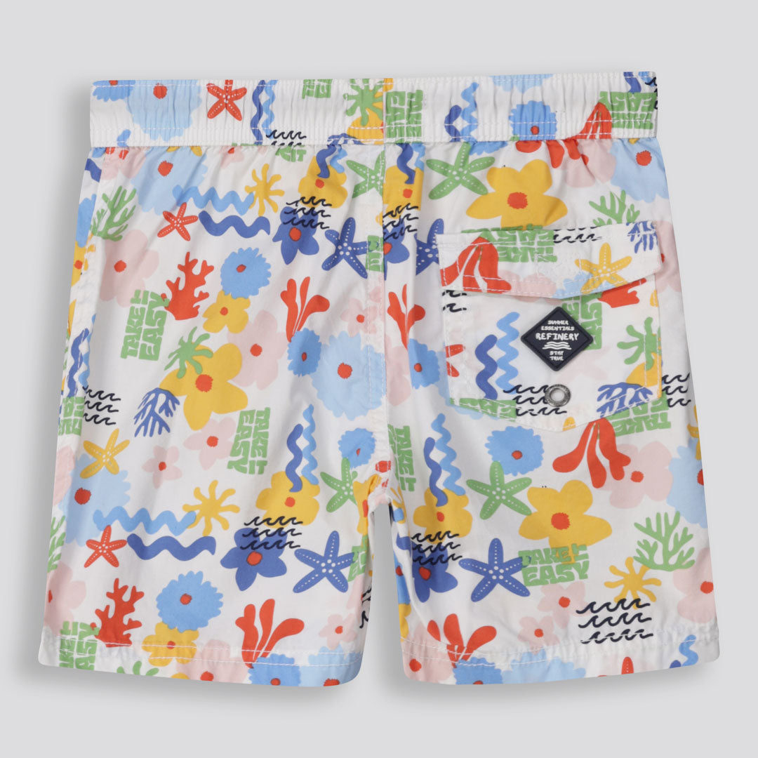 Boys Pool Shorts - Multi